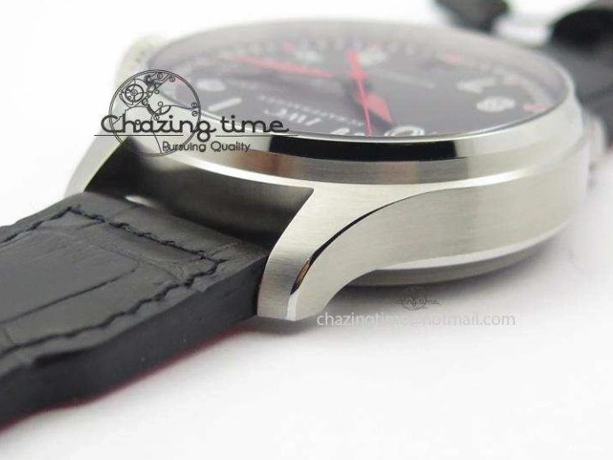 MIROTIME 0428 RelaxedFit Big Pilot Real PR IW500435 “Muhammad Ali” ZF Best Edition On Black Leather Strap A 7295
